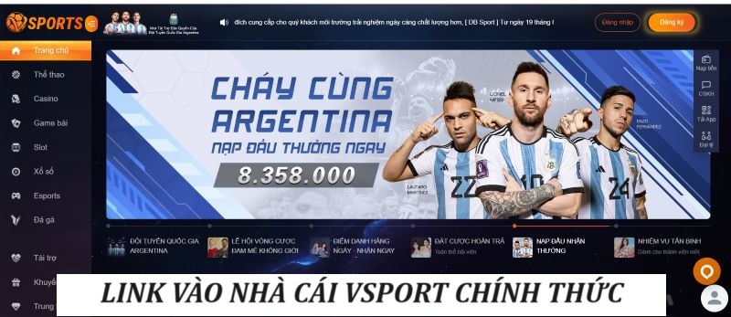 Link v&agrave;o nh&agrave; c&aacute;i Vsport an to&agrave;n, ch&iacute;nh thức